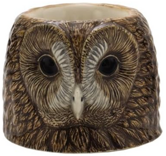 Quail Ceramics Eierdop Uil Tawny Owl Face Egg Cup