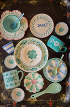 Rice Koffie Kopje Keramiek Cappuccino Jade Handpainted Flower Wine