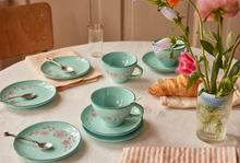 rice-kopje-keramiek-theekopje-zacht-groen-hand-painted-soft-pink-flower-wine