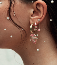 anna-nina-oorbel-single-cupid-stud-chain-earring-gold-plated