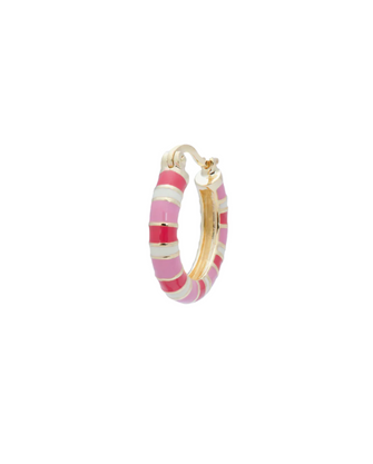 anna-nina-oorbel-single-rose-striped-ring-earring-gold-plated