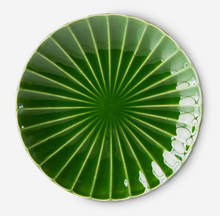 hk-living-bord-the-emeralds-ceramic-side-plate-ribbed-green-set-of-2