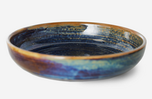hk-living-chef-ceramics-deep-plate-l-rustic-blue