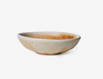 hk-living-chef-ceramics-small-dish-rustic-cream-brown