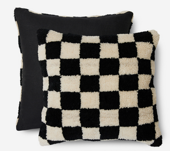 hk-living-sierkussen-woolen-cushion-black-and-white-statement-50x50cm