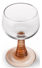 hk-living-wijnglas-roze-swirl-wine-glass-nude