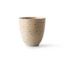 HK Living Mok Taupe Gradient Ceramics Koffiekop set van 4